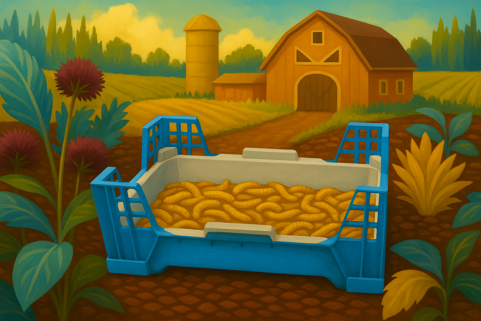 Matériel élevage vers de farine