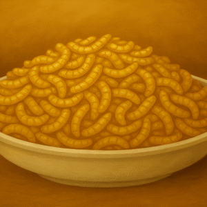 Vers de farine vivants