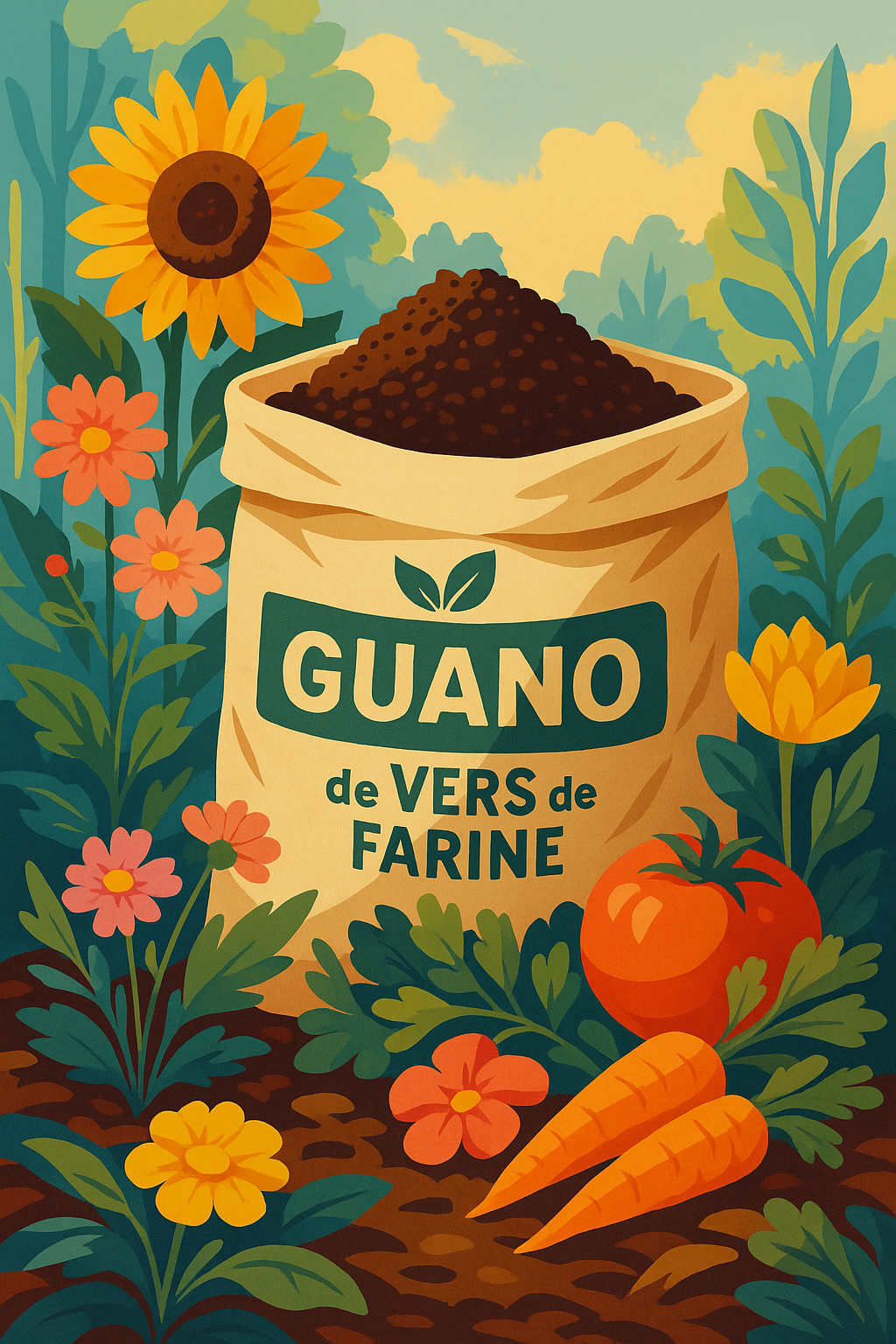 Guano de vers de farine
